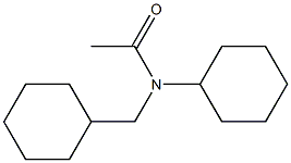 CIS-N-ACETYL-4-CYCLOHEXYLMETHYLCYCLOHEXYLAMINE Structure