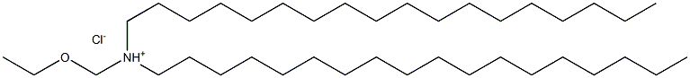 ETHOXYMETHYLDISTEARYLAMMONIUMCHLORIDE 구조식 이미지