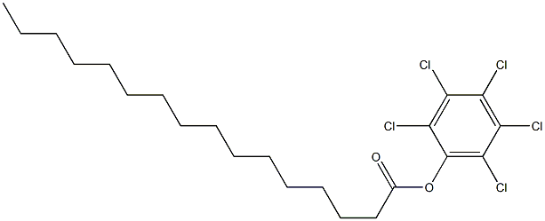 PALMITOYLPENTACHLOROPHENOL 구조식 이미지