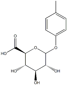 PARA-METHYLPHENYLGLUCURONIDE Structure