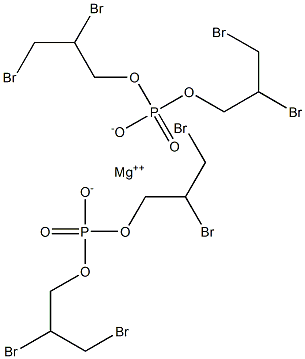 MAGNESIUMBIS(2,3-DIBROMOPROPYL)PHOSPHATE 구조식 이미지