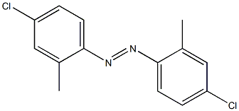 4,4'-DICHLORO-2,2'-DIMETHYLAZOBENZENE 구조식 이미지