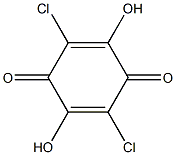 2,5-DICHLORO-3,6-DIHYDROXY-PARA-BENZOQUINONE Structure