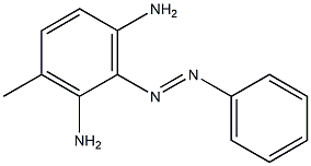 2,6-DIAMINO-3-METHYLAZOBENZENE Structure