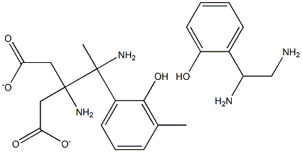 DIMETHYLDI(2-HYDROXYPHENYLETHYLENE)DIAMINEDIACETATE 구조식 이미지