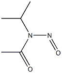 N-(ISOPROPYL)-N-NITROSO-ACETAMIDE Structure