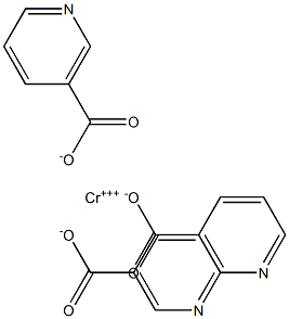 CHROMIUMTRINICOTINATE Structure