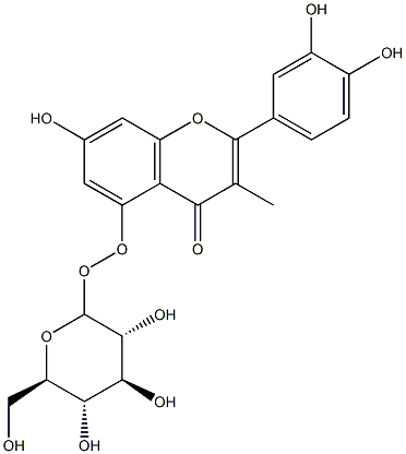 METHYL-O-QUERCETINGLUCOSIDE Structure