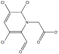 3,5,6-TRICHLORO-2-OXO-METHYL-1-PYRIDINEACETATE Structure
