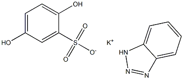 POTASSIUMBENZOTRIAZOLEHYDROQUINONESULPHONATE Structure