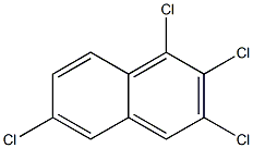 1,2,3,6-TETRACHLORONAPHTHALENE 구조식 이미지