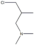 1-CHLORO-2-METHYL-3-DIMETHYLAMINOPROPANE Structure