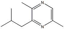 3,6-DIMETHYL-2-ISOBUTYLPYRAZINE 구조식 이미지