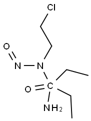 UREA,1-(2-CHLOROETHYL)-2,2-DIETHYL-1-NITROSO- 구조식 이미지