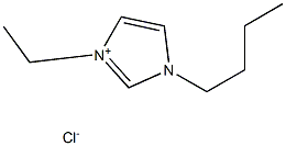 1-N-BUTYL-3-ETHYLIMIDAZOLIUMCHLORIDE 구조식 이미지