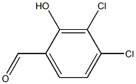 DICHLOROHYDROXYBENZALDEHYDE 구조식 이미지