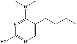 BUTYLDIMETHYLAMINOHYDROXYPYRIMIDINE 구조식 이미지