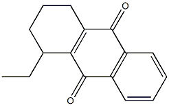 TETRAHYDRO-ETHYL-ANTHRAQUINONE Structure