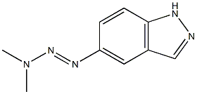 5-(3,3-DIMETHYL-1-TRIAZENO)INDAZOLE Structure