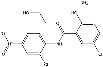 2',5-DICHLORO-4'-NITROSALICYLANILIDE,AMINOETHANOLSALT 구조식 이미지