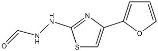 FORMICACID-2-(4-(2-FURYL)-2-THIAZOLYL)HYDRAZIDE 구조식 이미지