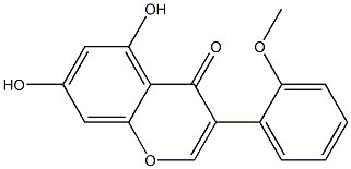5,7-DIHYDROXY-3-(2-METHOXYPHENYL)-4H-1-BENZOPYRAN-4-ONE Structure