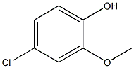 PHENOL,2-METHOXY-4-CHLORO- Structure