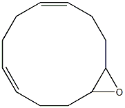 1,2-EPOXYCYCLODODECAN-5,9-DIENE 구조식 이미지