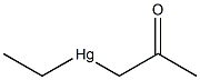 ETHYLMERCURYACETONE 구조식 이미지