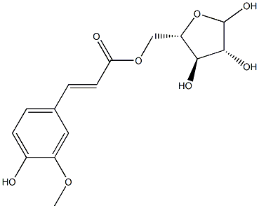 5-O-FERULOYL-L-ARABINOFURANOSE 구조식 이미지