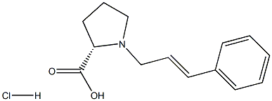 (S)-alpha-(3-Phenyl-allyl)-proline hydrochloride Structure