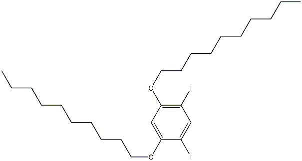 1,5-DIIODO-2,4-(DIDECYLOXY)BENZENE Structure