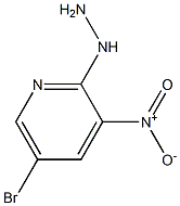 5-Bromo-2-hydrazinyl-3-nitropyridine 구조식 이미지