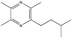 2,3,5-trimethyl-6-(3-methylbutyl)pyrazine Structure