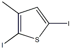 2,5-Diiodo-3-methylthiophene Structure