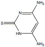 4,6-Diamino-2-thiolpyrimidine 구조식 이미지