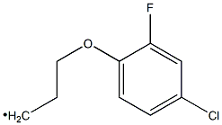 [2-(4-Chloro-2-fluorophenoxy)ethyl]methyl- 구조식 이미지