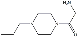 1-(4-Allyl-piperazin-1-yl)-2-amino-ethanone 구조식 이미지