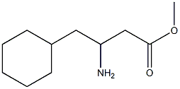 3-Amino-4-cyclohexyl-butyric acid methyl ester 구조식 이미지