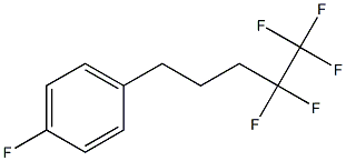 4,4,5,5,5-Pentafluoro-1-(4-fluoro-phenyl)-pentane- Structure