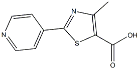 4-Methyl-2-pyridin-4-yl-thiazole-5-carboxylic acid 구조식 이미지