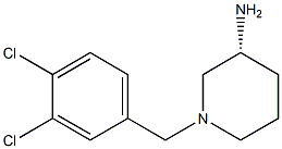 (3R)-1-(3,4-dichlorobenzyl)piperidin-3-amine 구조식 이미지