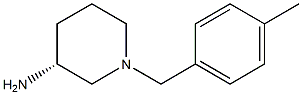 (3R)-1-(4-methylbenzyl)piperidin-3-amine Structure