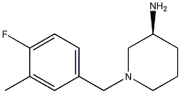 (3S)-1-(4-fluoro-3-methylbenzyl)piperidin-3-amine 구조식 이미지