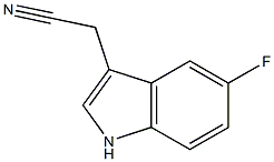 (5-fluoro-1H-indol-3-yl)acetonitrile 구조식 이미지