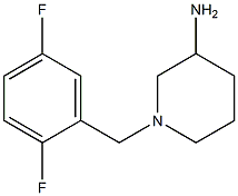 1-(2,5-difluorobenzyl)piperidin-3-amine Structure