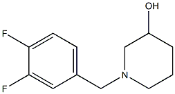 1-(3,4-difluorobenzyl)piperidin-3-ol 구조식 이미지