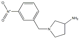 1-(3-nitrobenzyl)pyrrolidin-3-amine 구조식 이미지