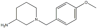 1-(4-methoxybenzyl)piperidin-3-amine Structure