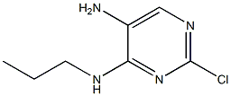 2-chloro-N4-propylpyrimidine-4,5-diamine 구조식 이미지